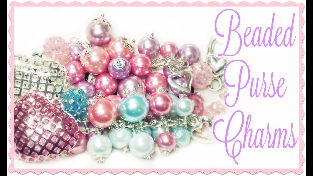 Beaded Purse Charms **V-Day Themed**