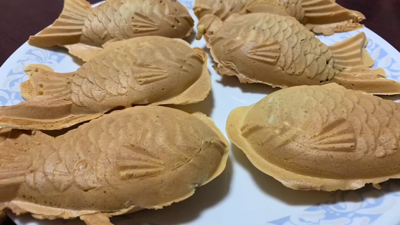 鯛焼きを作る！鯛焼き器！【たい焼き】家族でたい焼き作ったら、想像より上手くできました！