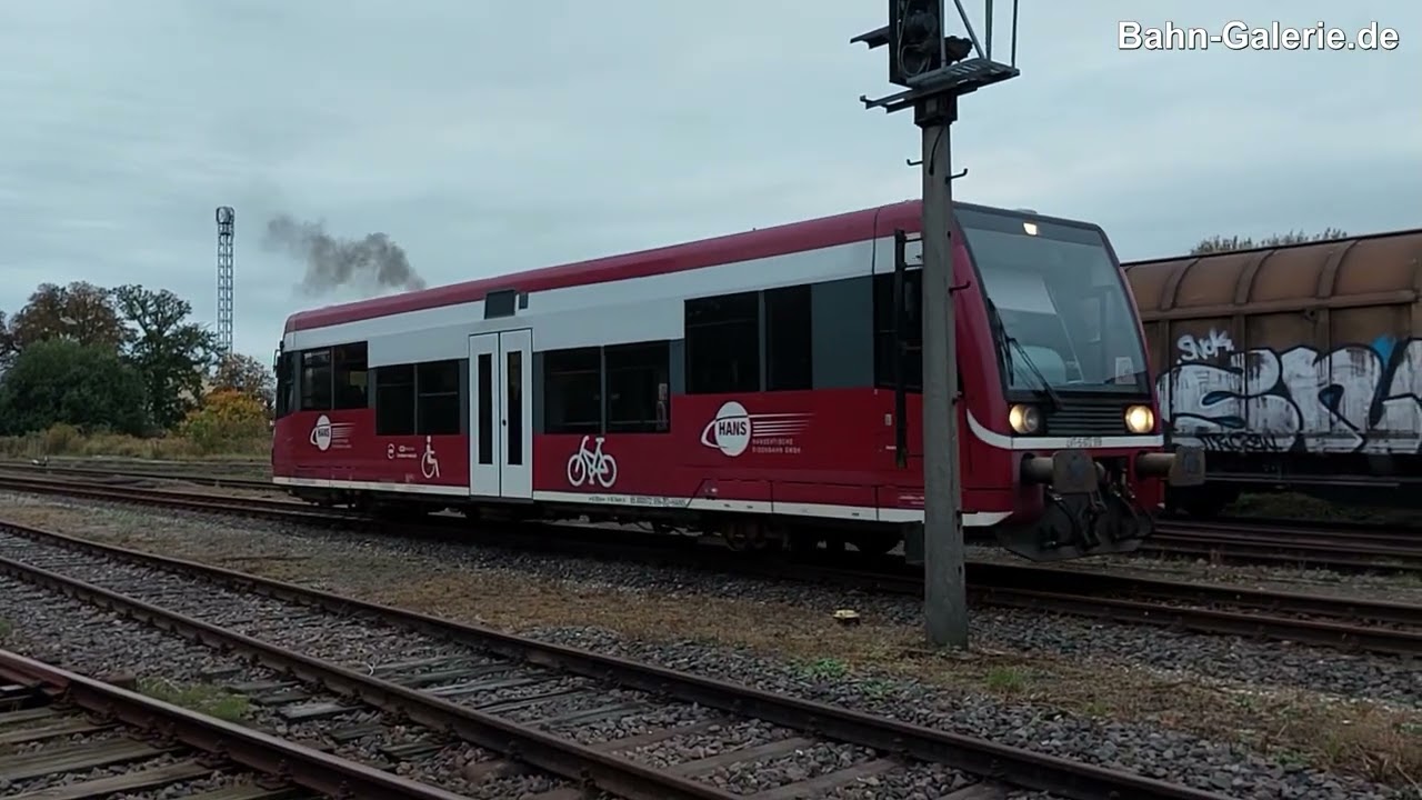 Triebwagen 0672 919 in Meyenburg