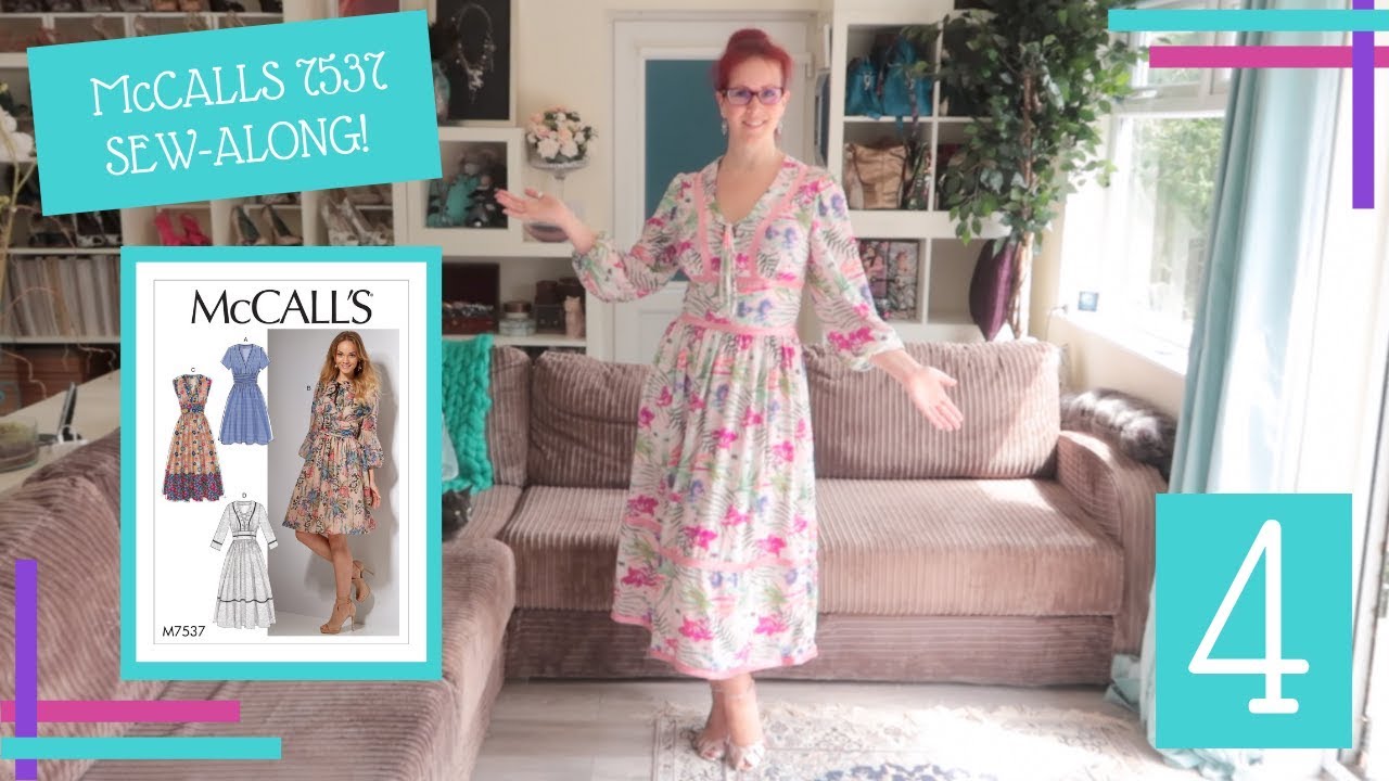 How To :: McCalls M7537 Sew-Along :: Part 4 :: Attaching The Sleeves and Finishing The Dress