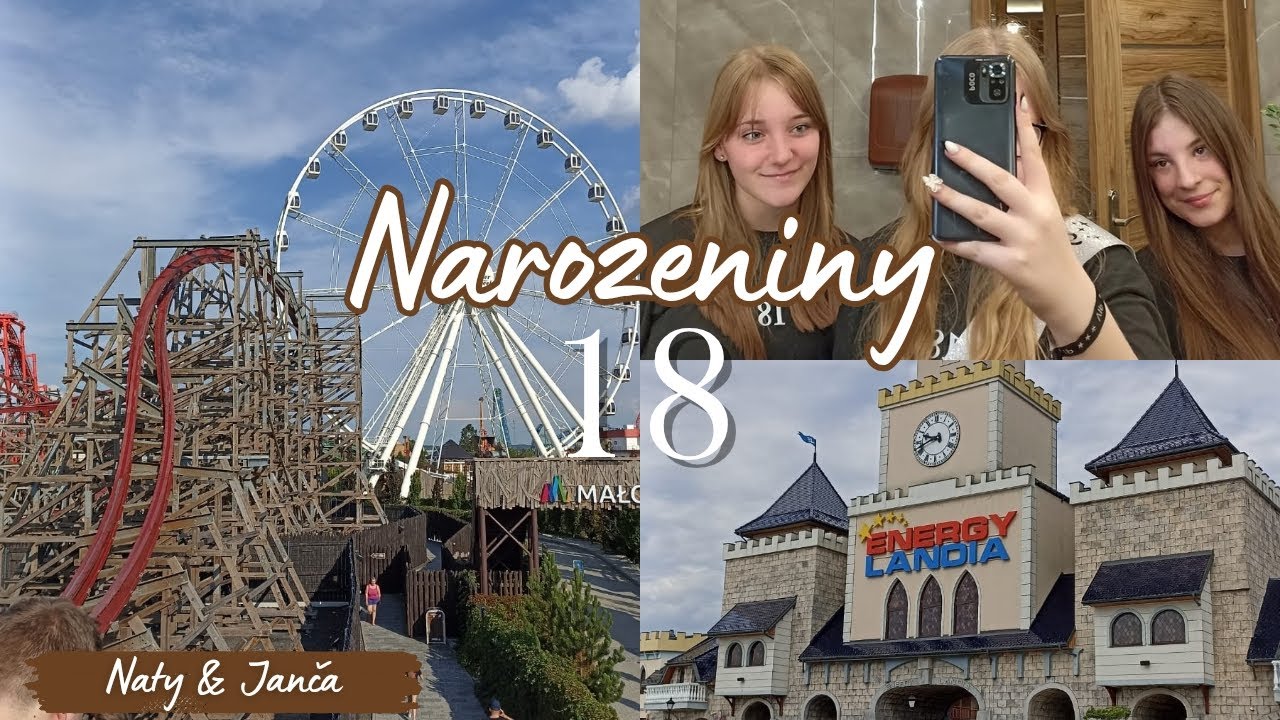 Energylandia! Natky osmnáctiny 🥳🇵🇱🎢 /vlog