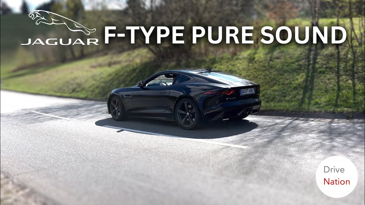 *PURE SOUND* 2018 V6 Jaguar F-Type - FULL Acceleration - V6 Supercharched - 4K