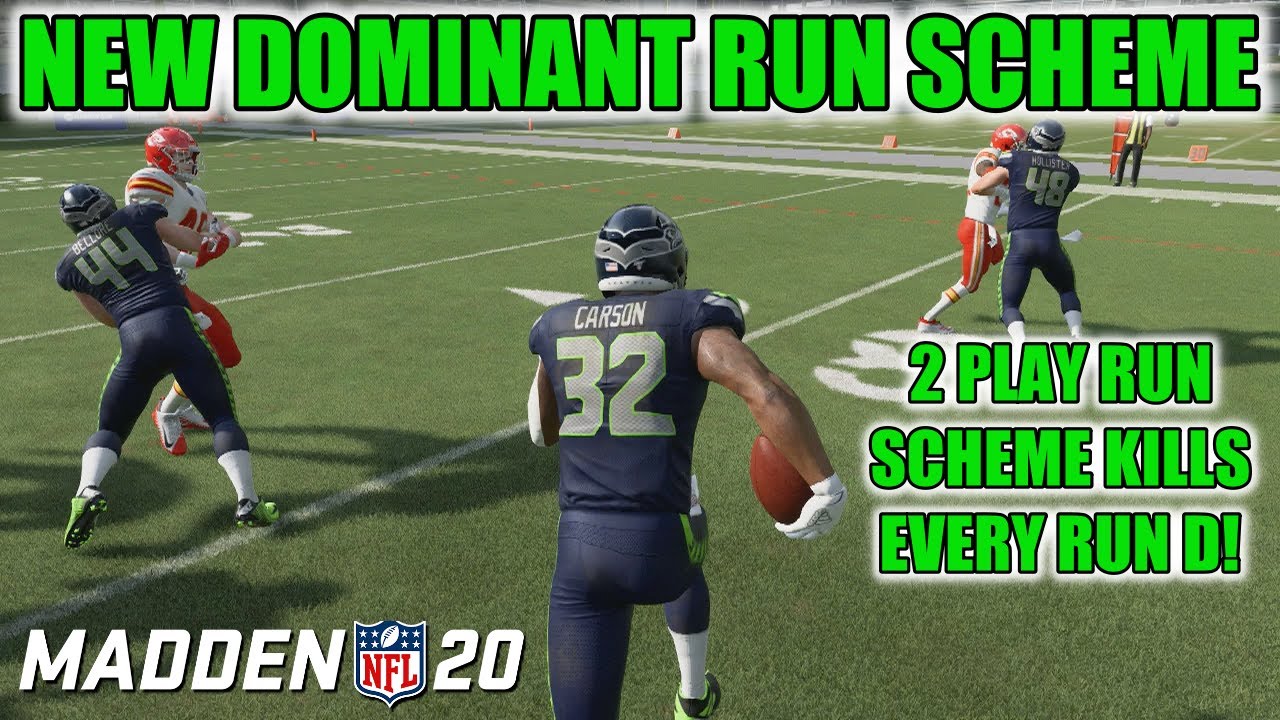 NEW DOMINANT MADDEN 20 RUN SCHEME KILLS EVERY META DEFENSE! THIS OFFENSE IS CHEATING! TIPS & TRICKS