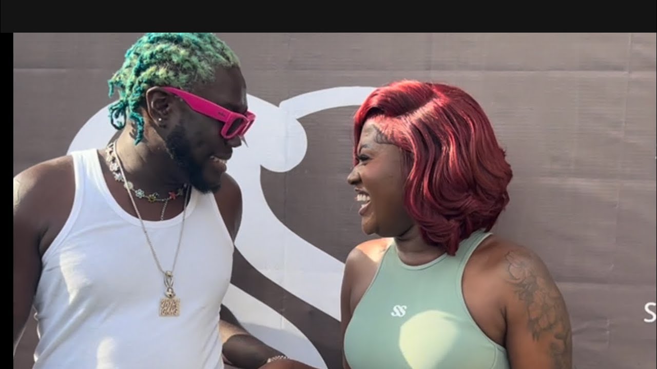 Showboy Surprised Fella Makafui at her Shop Opening 😳.  A Must watch !!!