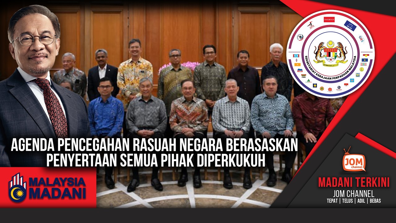 13.03.2026 - MADANI TERKINI | AGENDA PENCEGAHAN RASUAH NEGARA BERASASKAN PENYERTAAN SEMUA PIHAK...