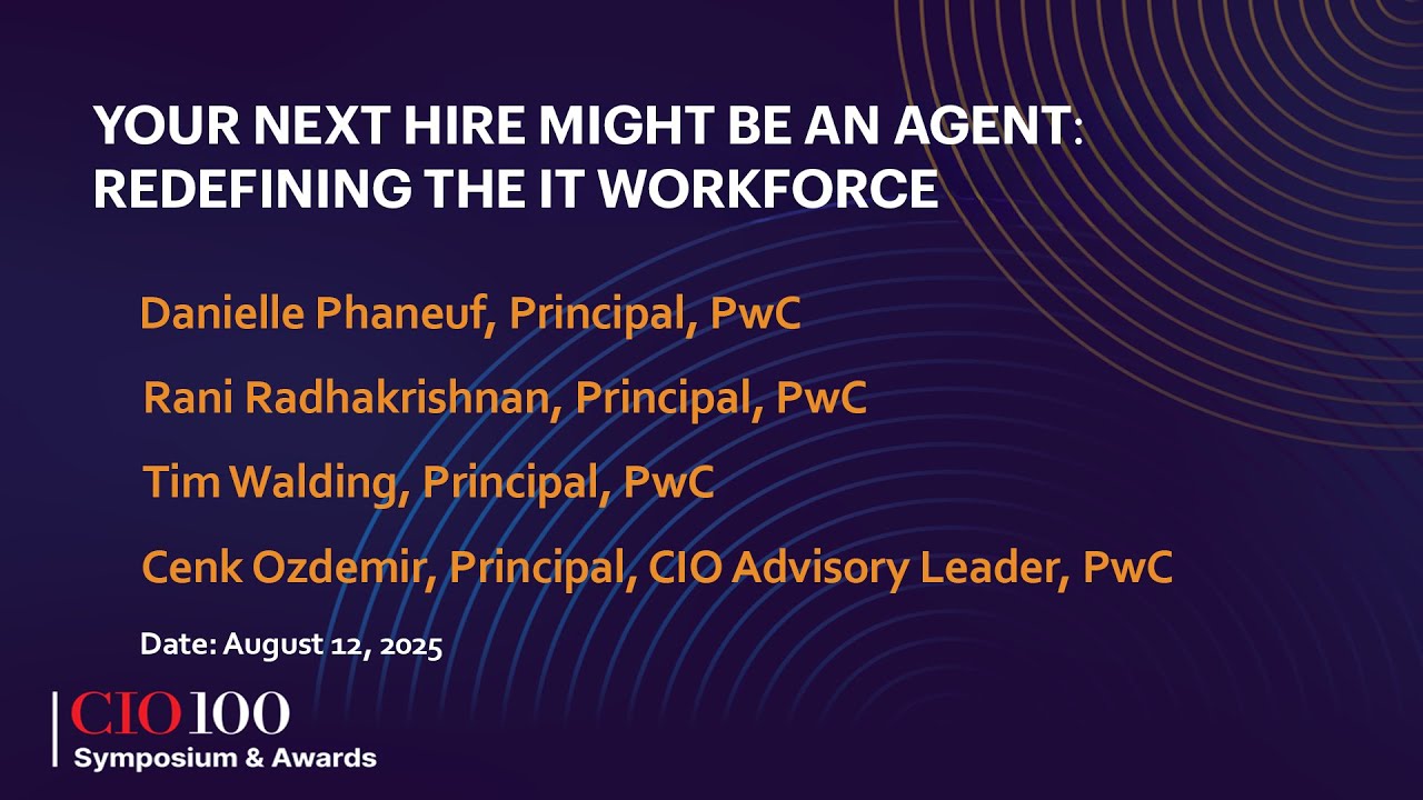 Your next hire might be an agent: Redefining the IT workforce