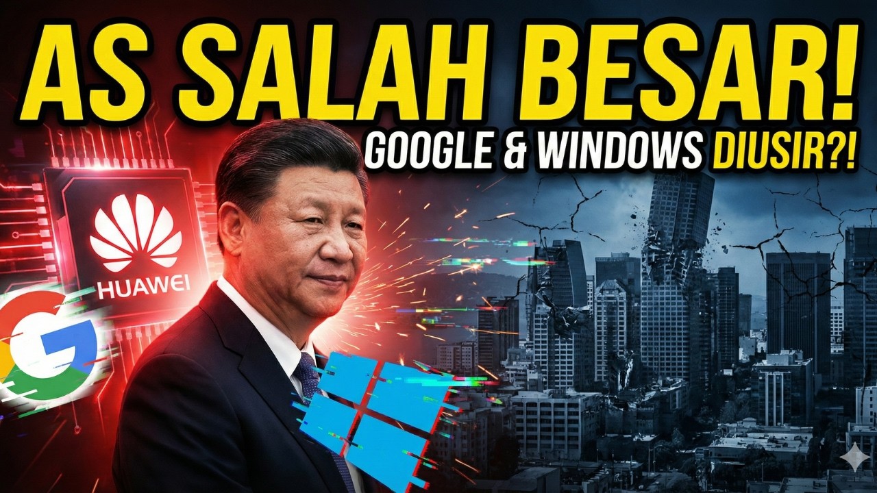 BLUNDER TERBESAR AS! Huawei Tendang Google & Windows, Silicon Valley Resmi 