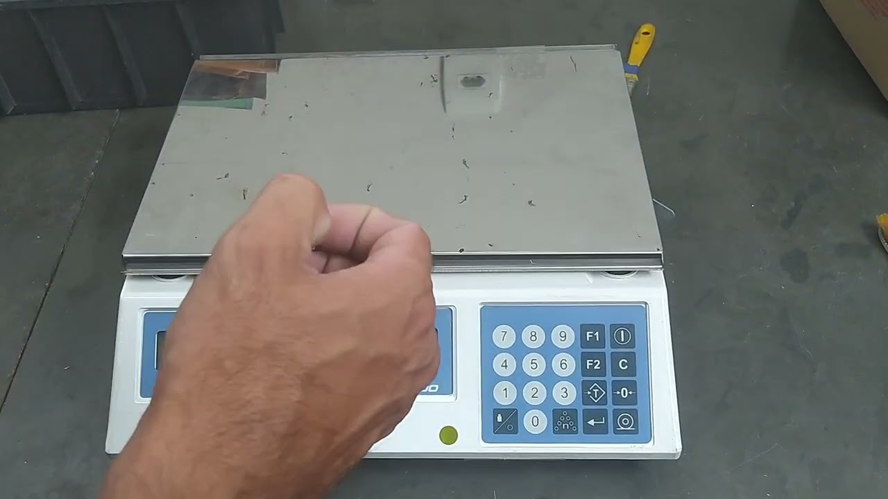 Contagem de peças balança 3400 da Toledo 