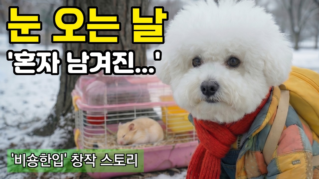 눈 내린 겨울, 길 위에 남겨진 가장 작은 생명 (On a Snowy Winter Day, They Stopped)