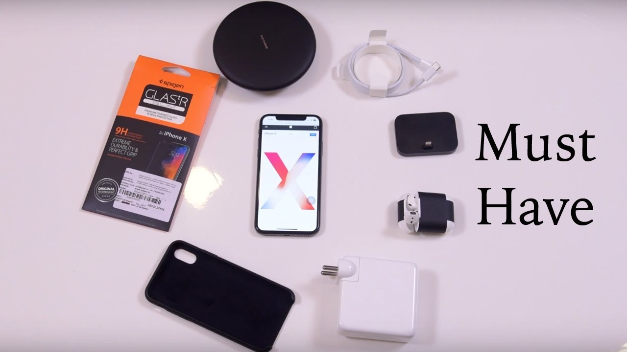 Must Have iPhone X accessories