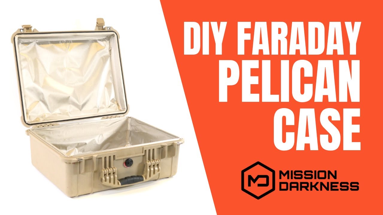 How To Build A Faraday Pelican Case / Faraday Cage for shielding from EMPs, EMFs, 5G, Radiation, +
