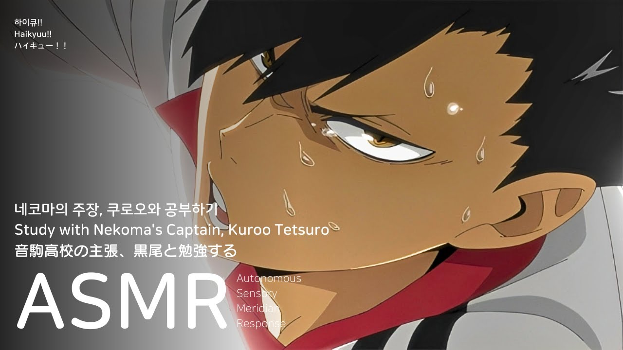 ASMR 하이큐!!: 네코마고교의 주장, 쿠로오 테츠로와 공부하기 | Haikyuu!! Kuroo Tetsuro Ambience