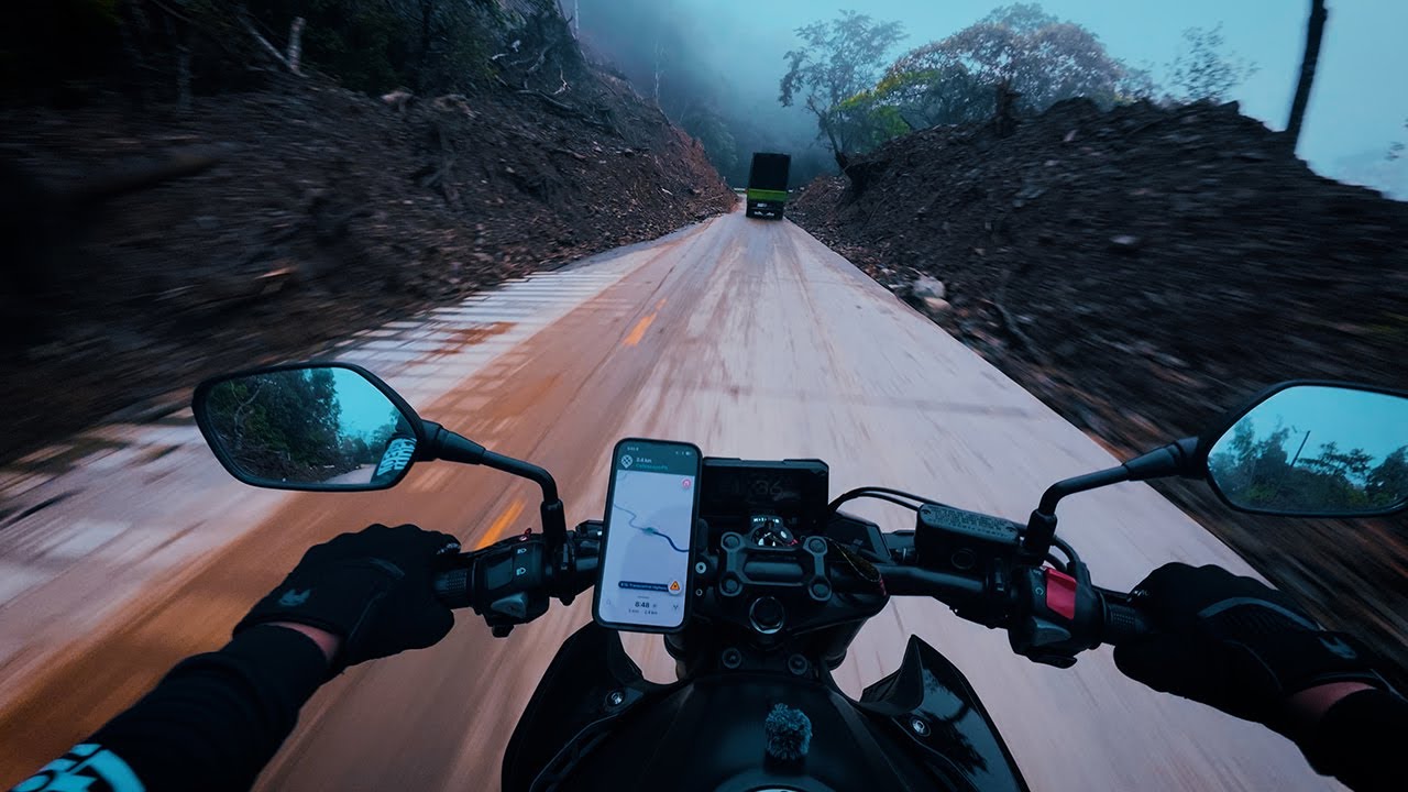Morning Breakfast Run | HONDA CB500F + YOSHIMURA | POV | RAW Sound [4K]
