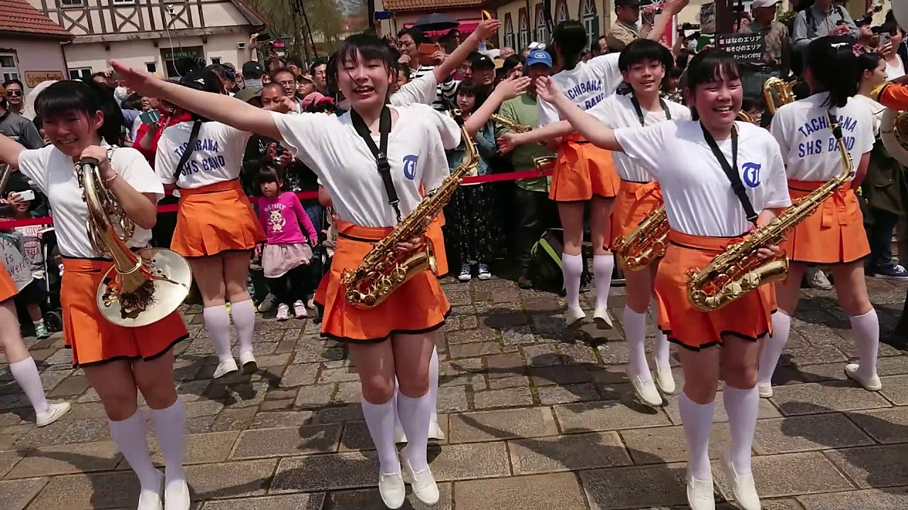 京都橘高校吹奏楽部 116期 117期 118期 2019ブルーメの丘 ブルーメンパレード 午前の部 編集版 Kyoto Tachibana S.H.S. Band