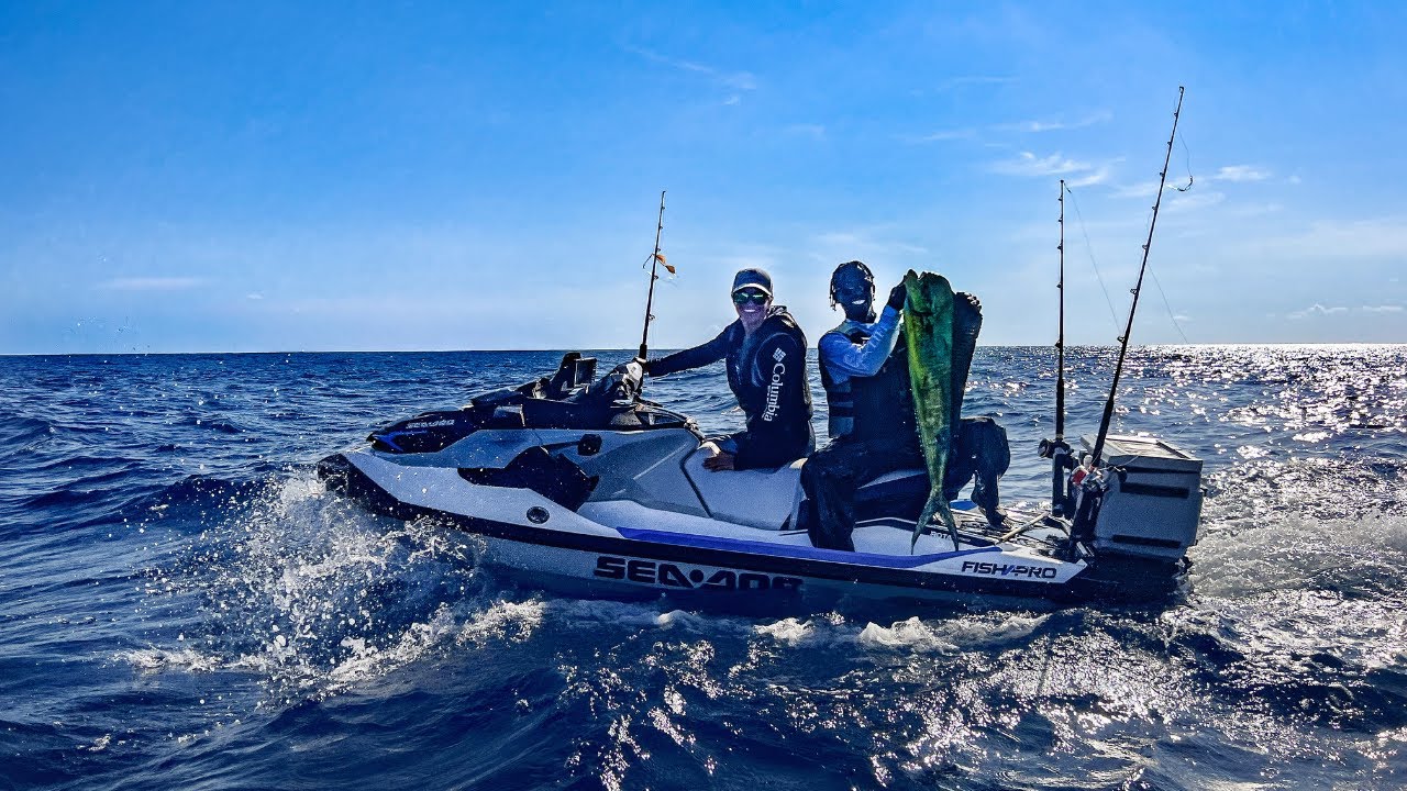 30 Miles Offshore of Mexico | Trolling on a SEA-DOO FishPro Sport | Tournament Day 2