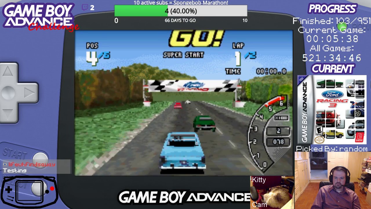 Ford Racing 3 (GBA Challenge #104) (Let's Play)