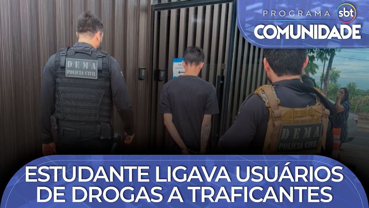 Tráfico universitário: Estudante ligava usuários de drogas a traficantes