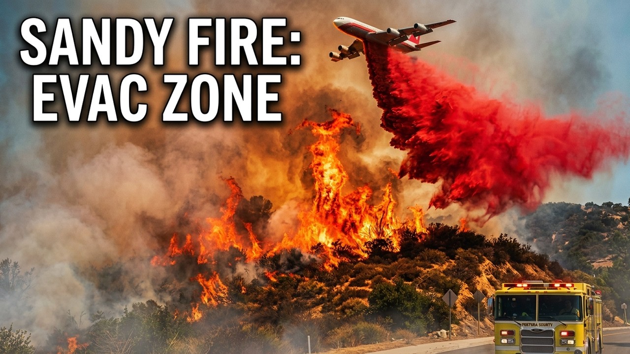 Sandy Fire Close-Up | What I Captured in the Evacuation Zone