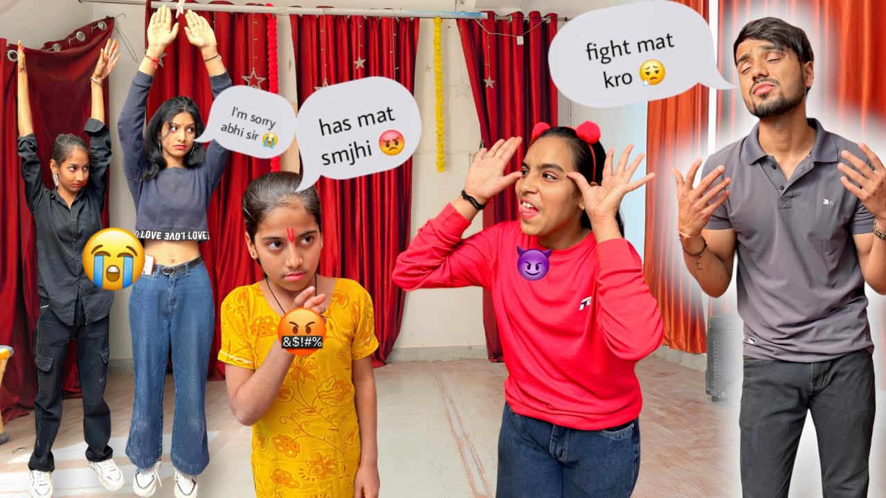 ladai ho gyi dance class mai 😭 preshan kardia abhi ko 😮 sari ladkiyo ko bahar krna pdega ab