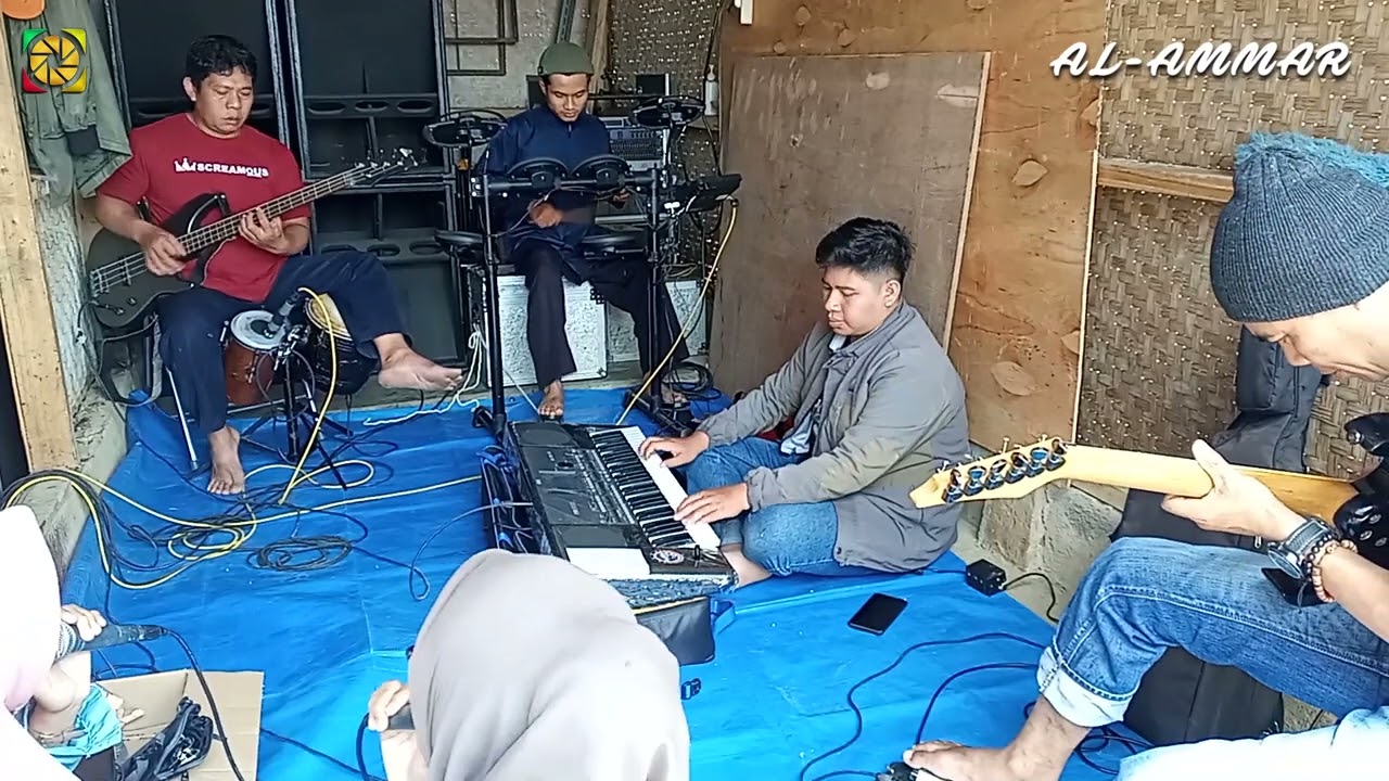 MASA MASA Al manar cover Al  Ammar qasidah modern.. voc .teh hasna.& teh linda