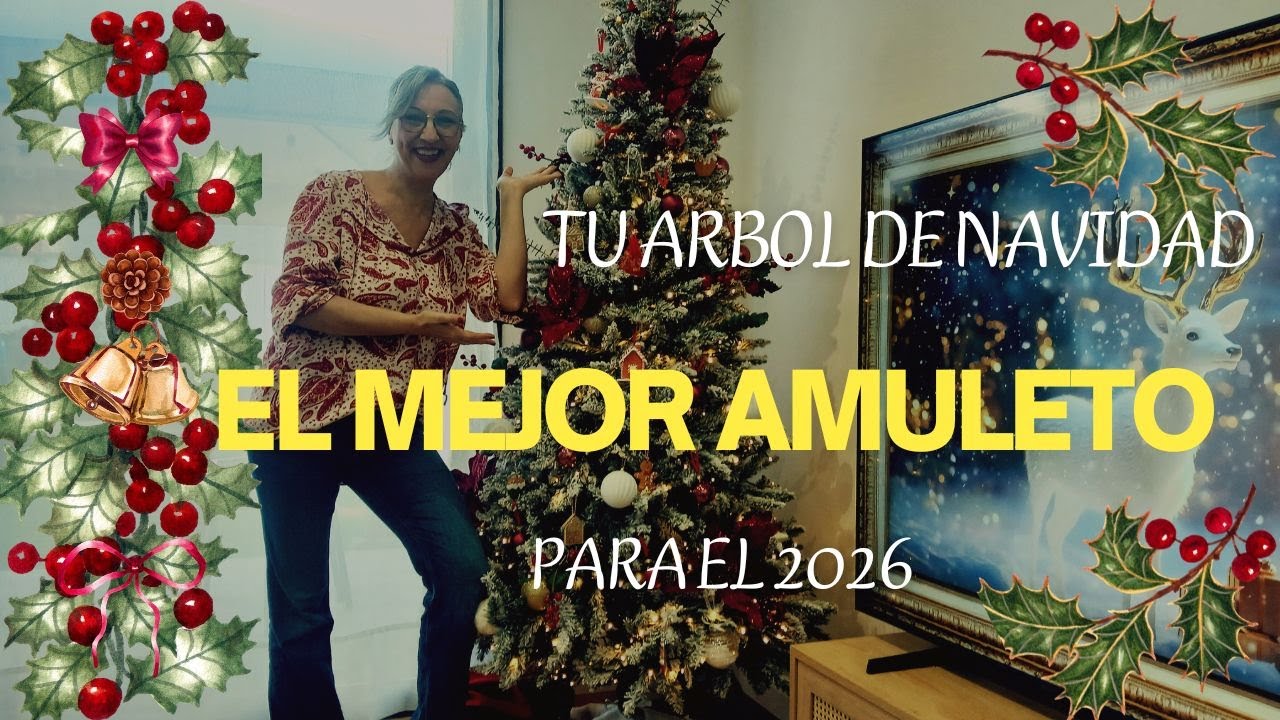Atrae todo lo bueno con tu ARBOL de NAVIDAD🎄
