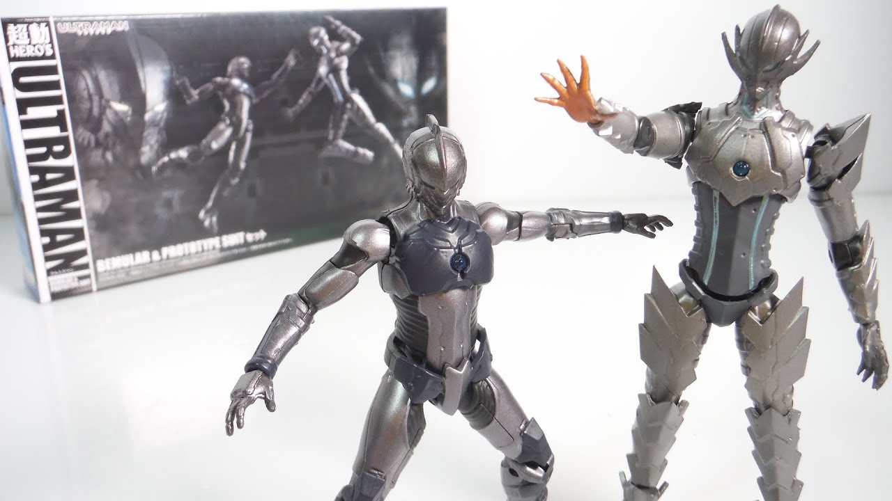 超動HERO’S ULTRAMAN BEMULAR＆PROTOTYPE SUITセット プレミアムバンダイ限定 開封 ヒーローズ ウルトラマン ベムラー プロトタイプスーツ 食玩 candy toys