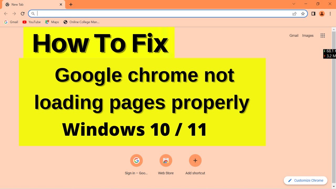 Google Chrome не загружает страницы должным образом | Как исправить ошибку, из-за которой страниц...