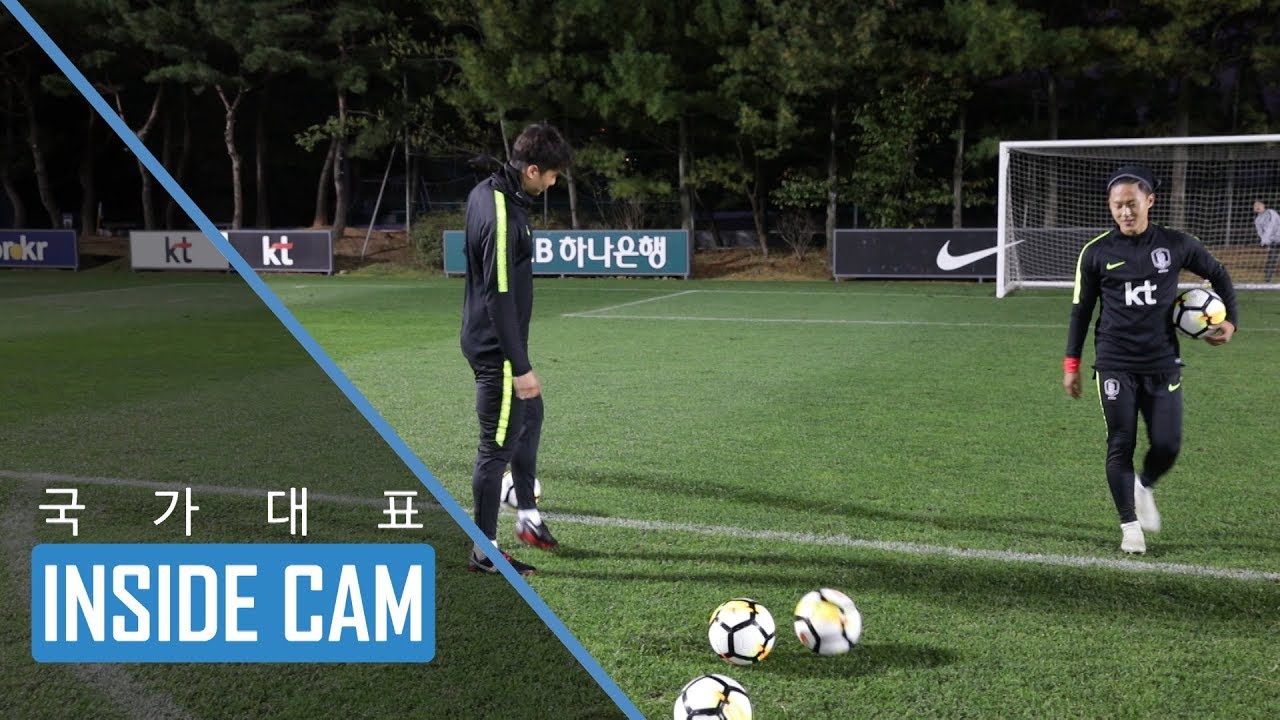 '기성용 VS 이승우'의 맞대결! (골대 맞추기, 바나나킥)  2편  | 10월 친선 EP.5