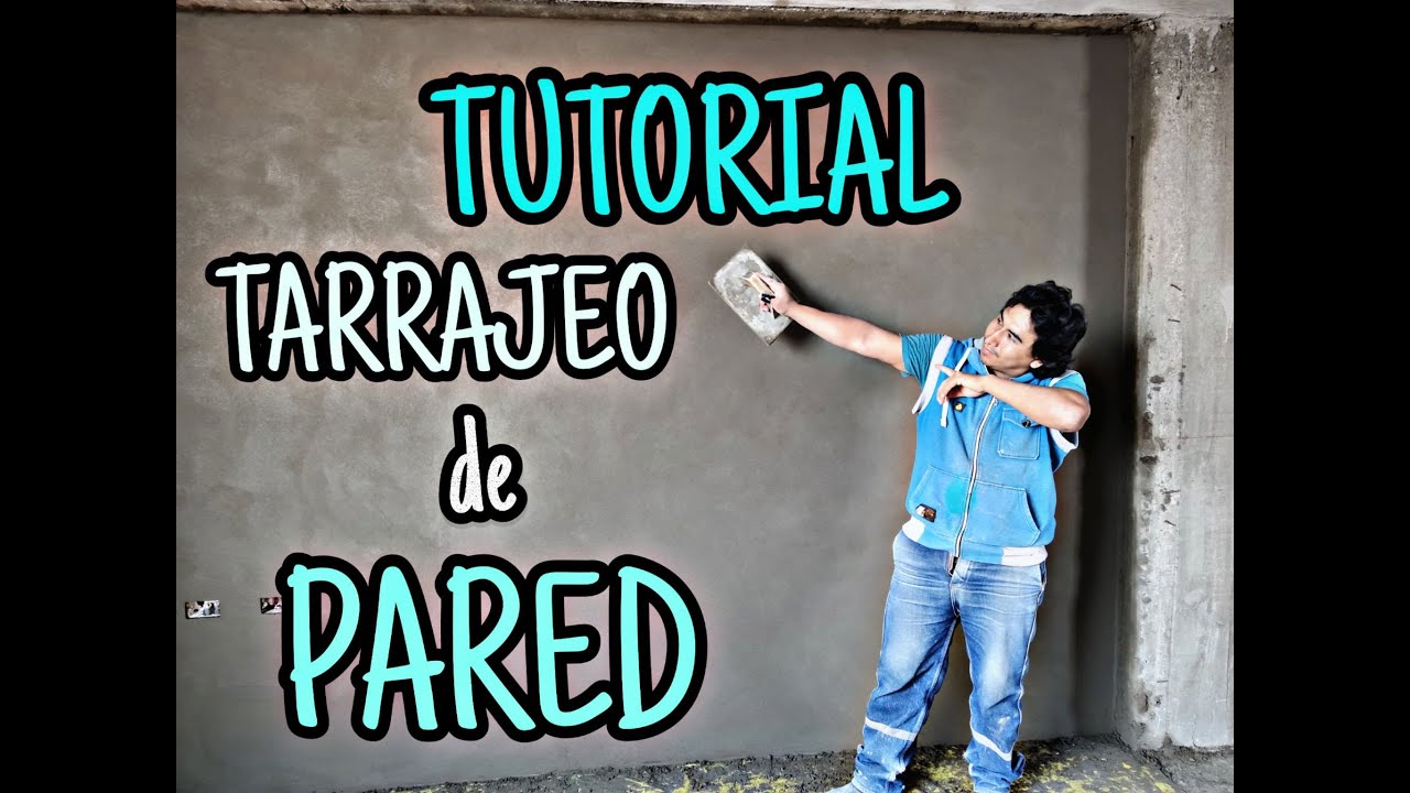 COMO TARRAJEAR PARE De LADRILLO PANDERETA (paso a paso)