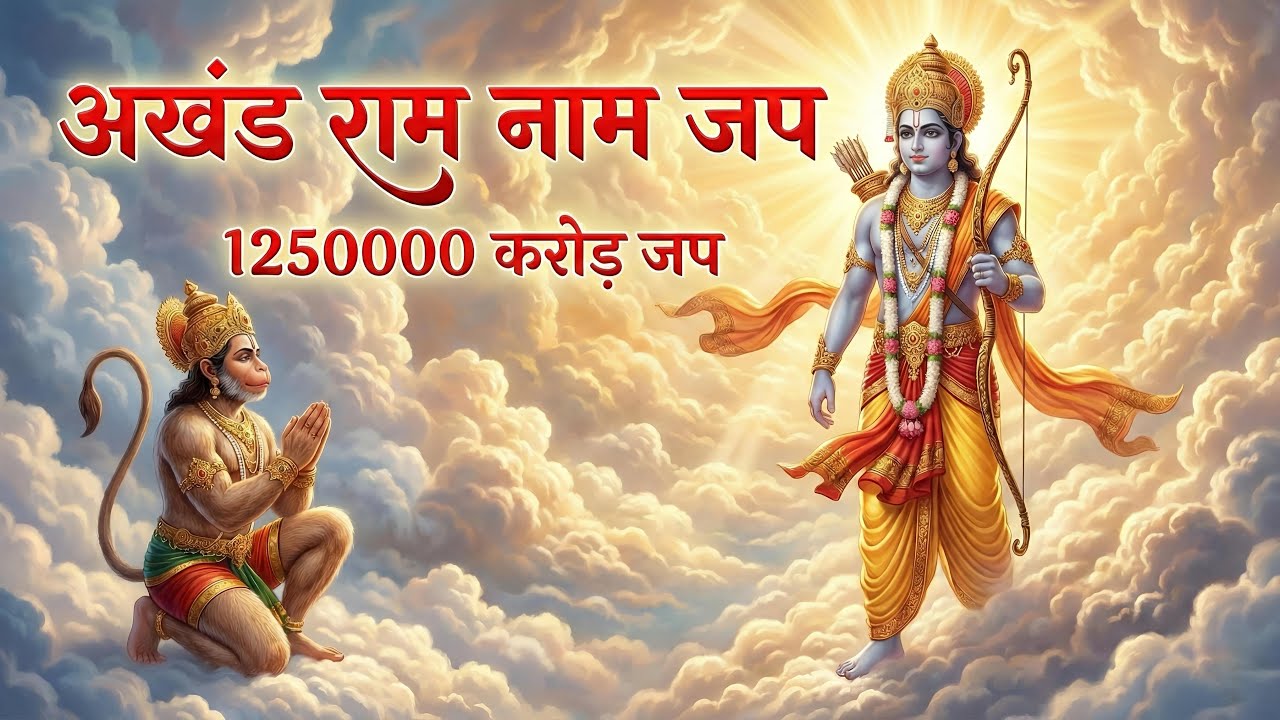 अखंड राम नाम जाप | Shri Ram Jai Ram Jai Jai Ram | Nonstop Ram Dhun | Peaceful Meditation Bhajan 🙏