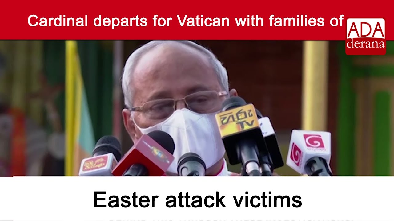 Cardinal departs for Vatican with families of Easter attack victims (English)