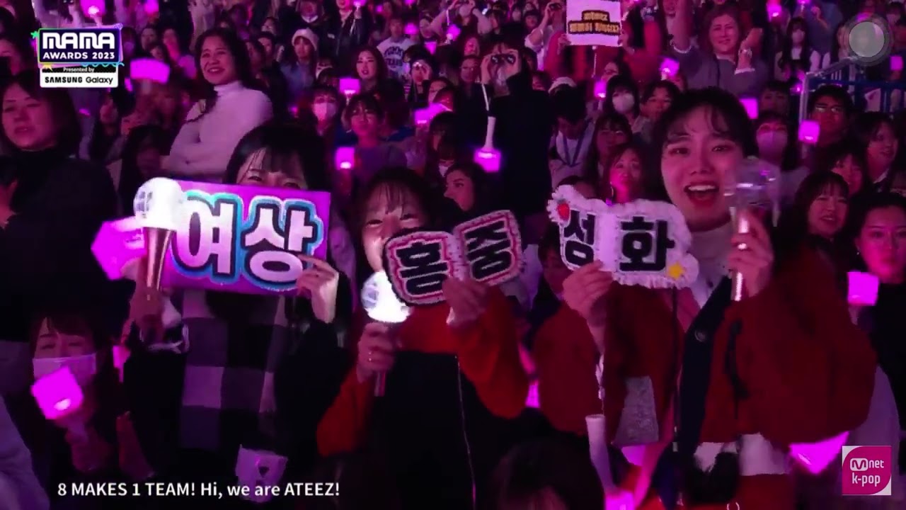Ateez won favourite global performance group at mama