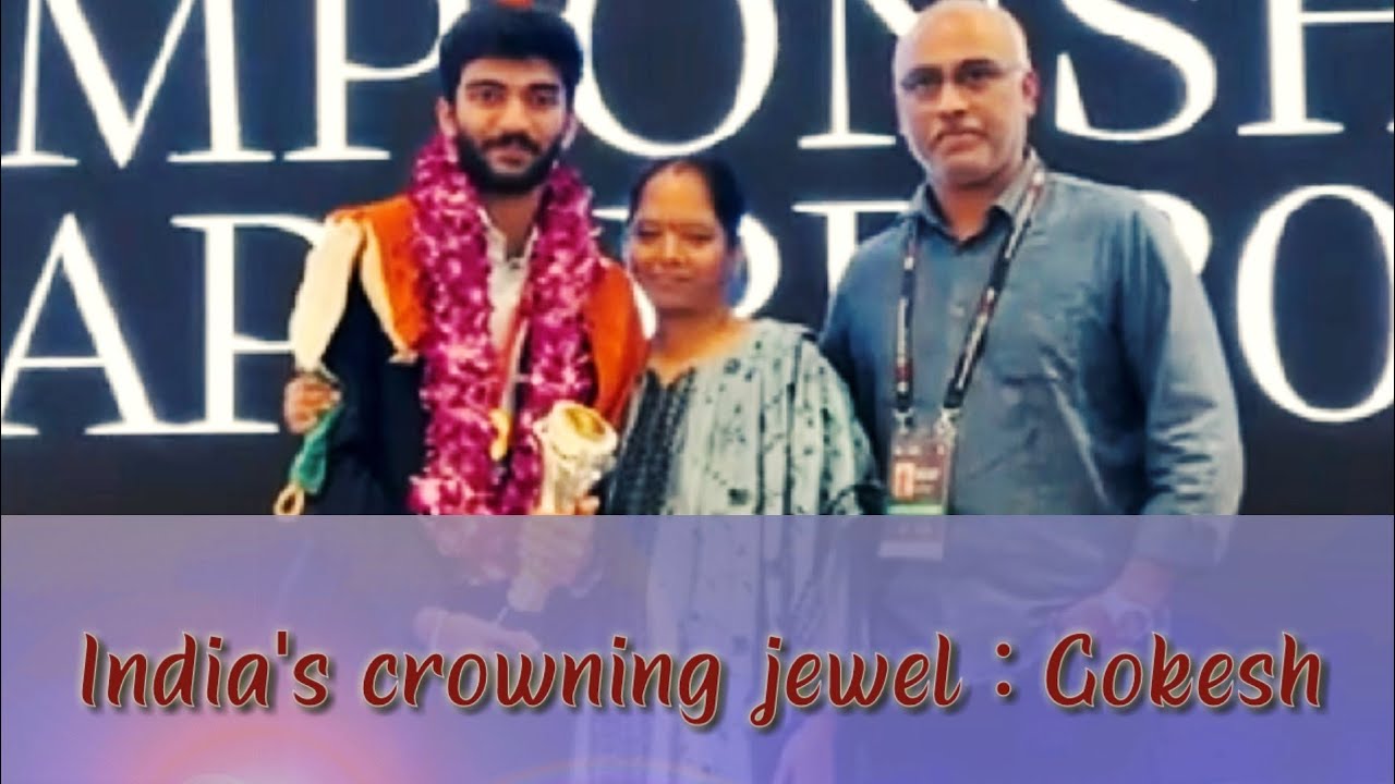India's crowning jewel: The World  Chess Champion, inspiring generations to come #gokesh #chess