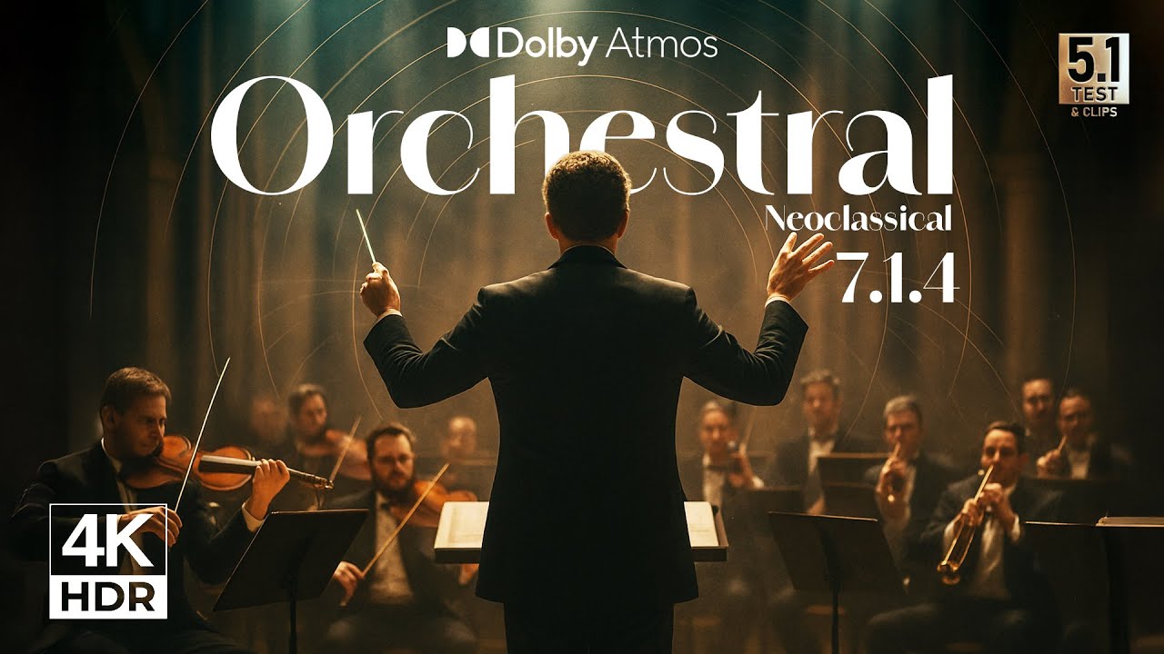 5.1 Dolby Atmos Surround Sound Test - Feel the Orchestral Power in 4K HDR 7.1.4