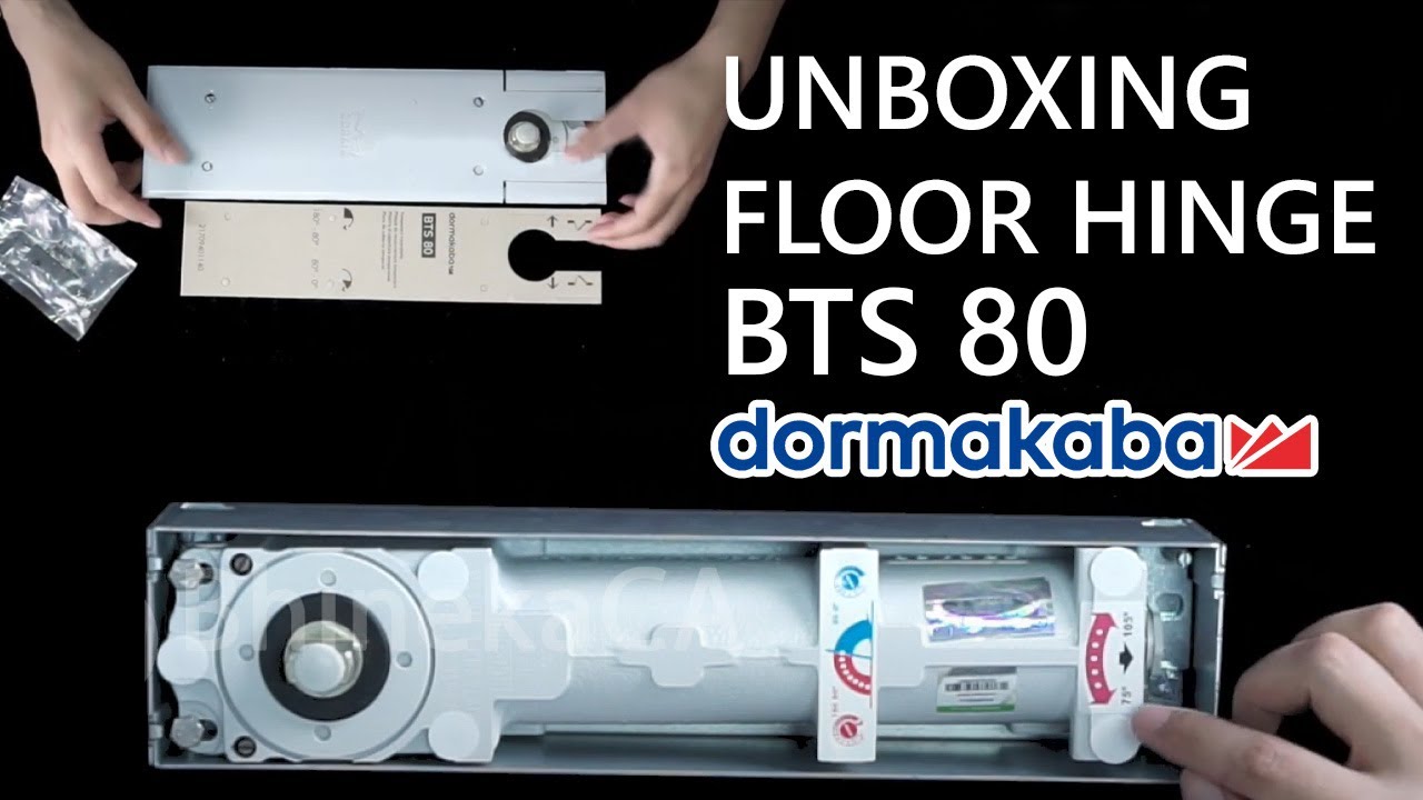 Unboxing Dorma BTS80 by dormakaba BTS 80