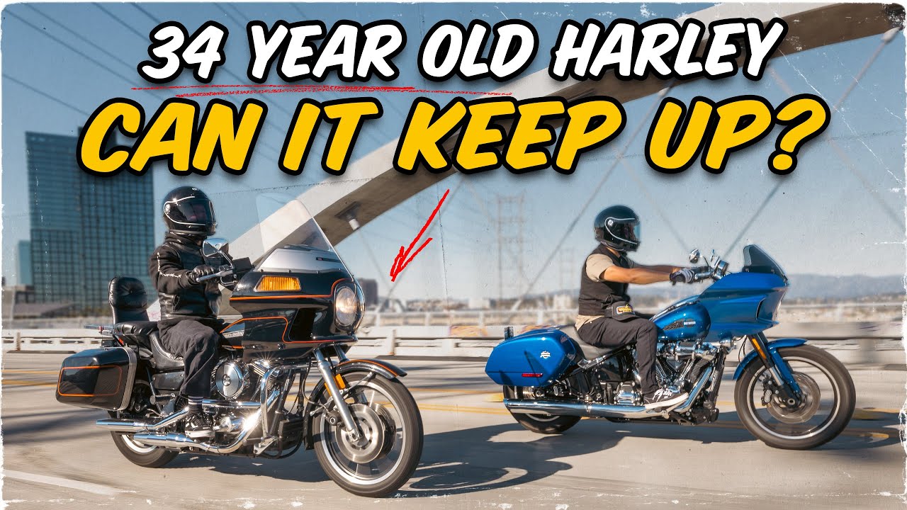 Сможет ли 34-летний Harley угнаться за совершенно новым мотоциклом 2025 года? - Видеоблог 230