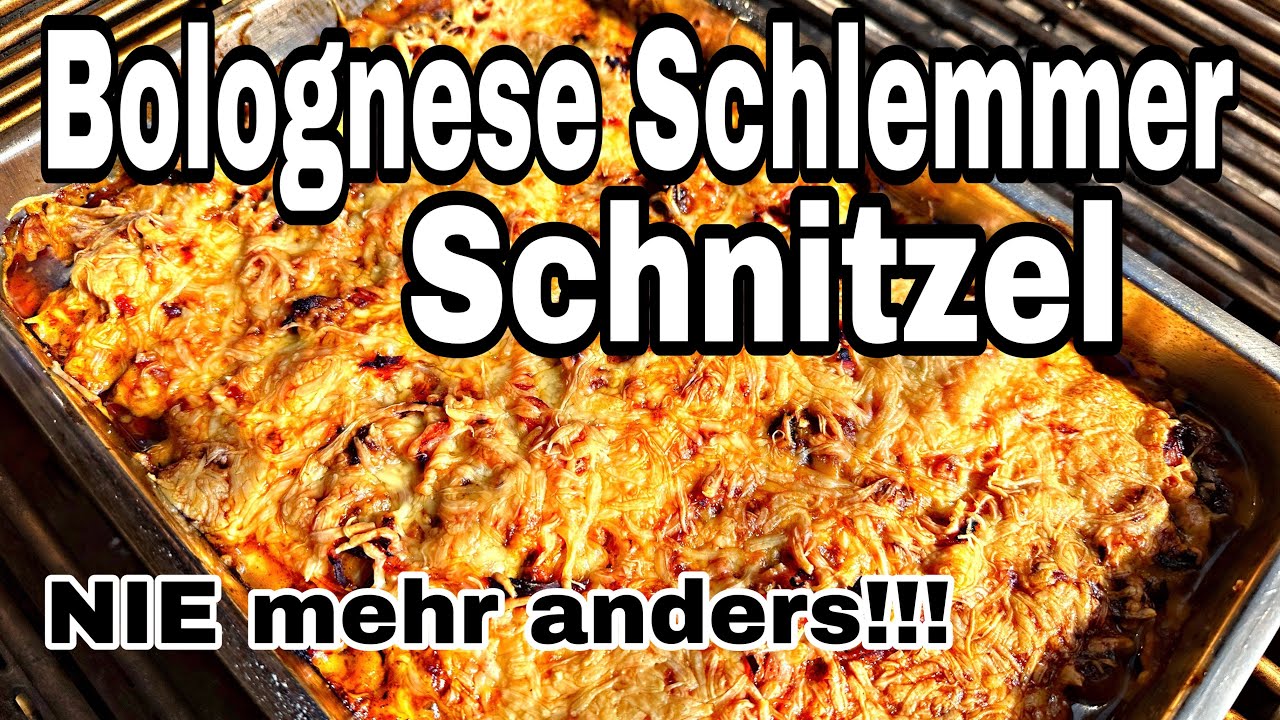 Bolognese Schlemmer Schnitzel vom Grill oder Backofen | The BBQ BEAR