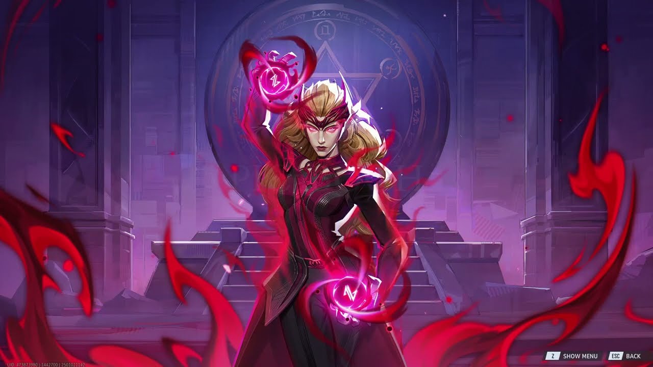 Marvel Rivals - Scarlet witch all MVP animations!