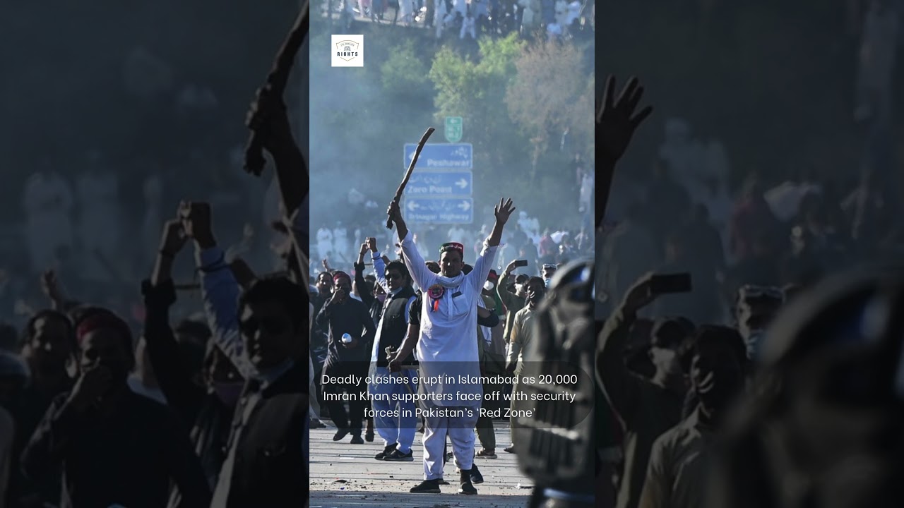 Deadly Clashes in Islamabad: 20,000 Imran Khan Supporters Face Security Forces in Pakistan Red Zone