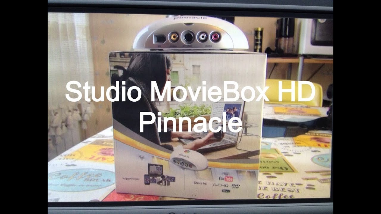 Pinnacle Studio MovieBox HD Распаковка и краткий обзор