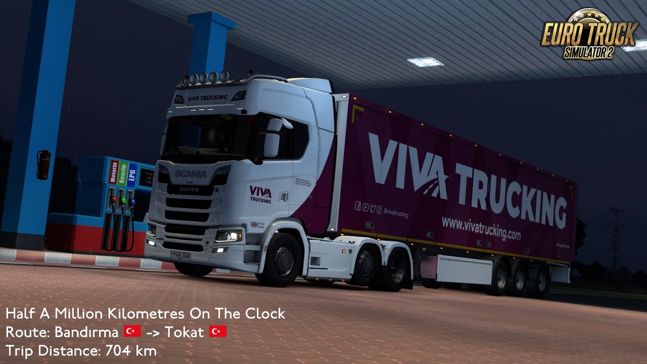 Euro Truck Simulator 2 - Half A Million Kilometres On The Clock #roadto500k