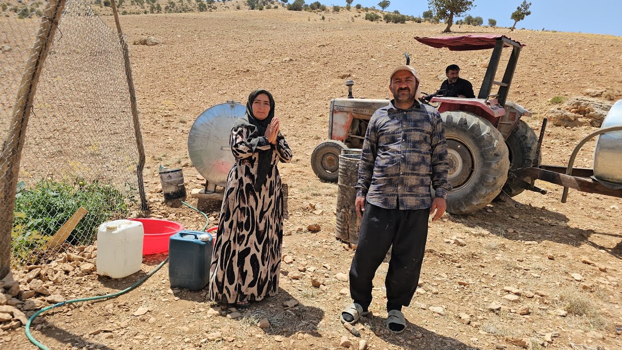 With the arrival of water, the garden was irrigated; are Ahmad and Farideh's hard days over?