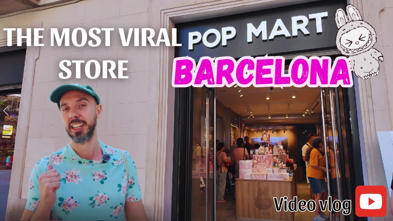 This Store Just Opened and Everyone’s Going Crazy! | Pop Mart Barcelona + Opening a Blind Box!