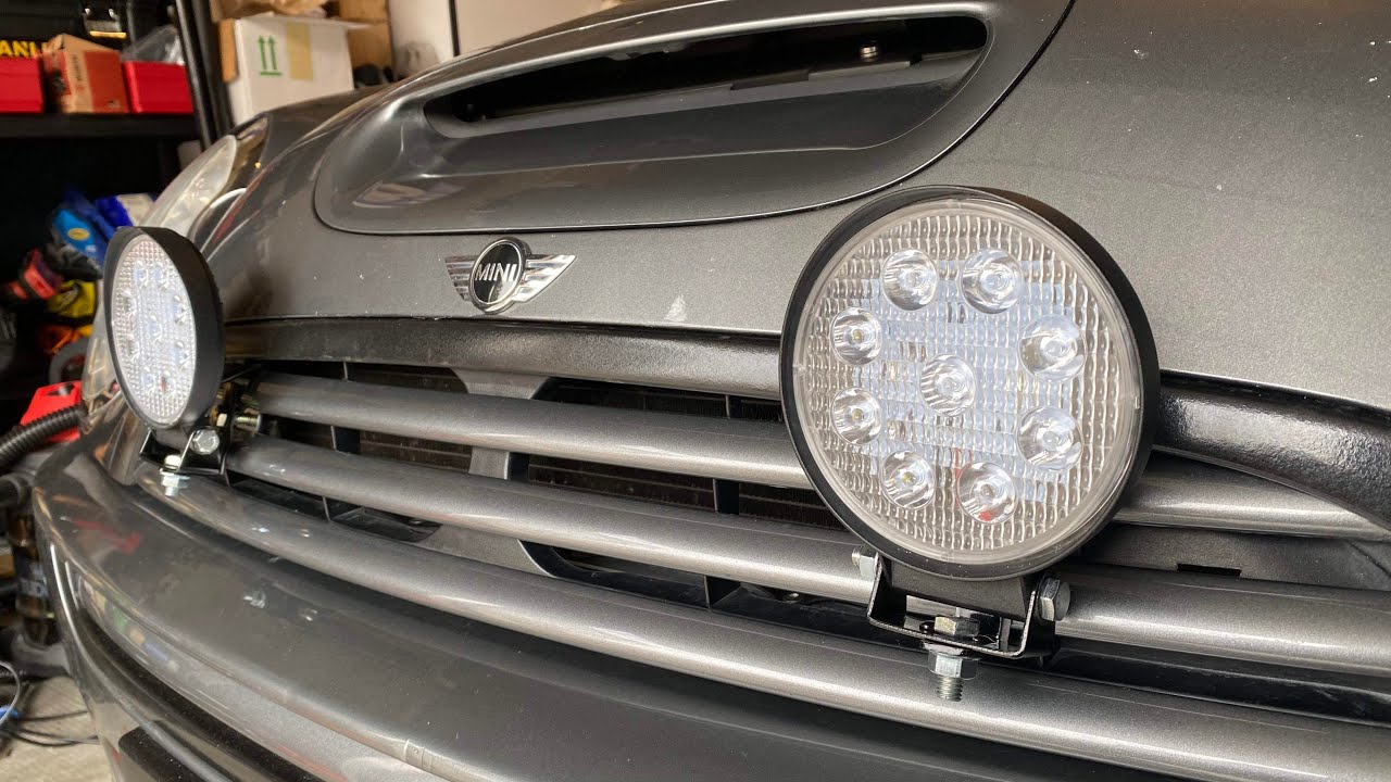 Installazione faretti a led Mini Cooper S R53