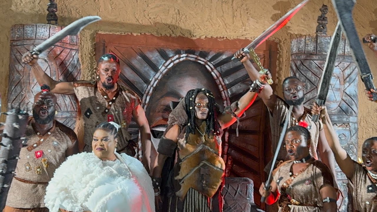 SEE HOW IYABO OJO STORMED LABAKE OLODOD MOVIE PREMIERE
