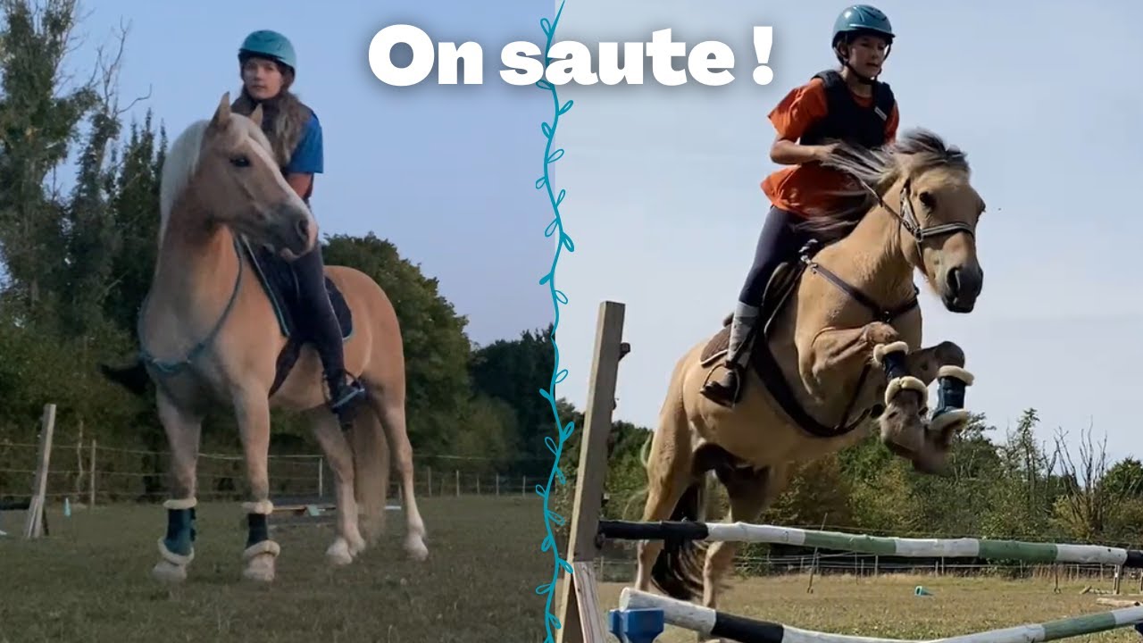 Saut avec Léon et Guapo / on apprend à compter nos foulées