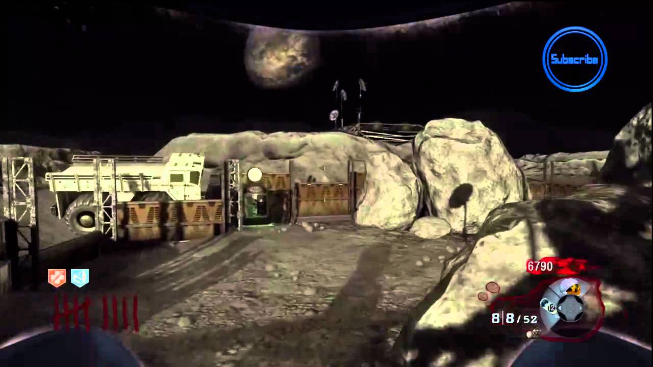 Black Ops: Moon Zombies - NEW 'Mule Kick' PERK! - Rezurrection Map Pack Gameplay