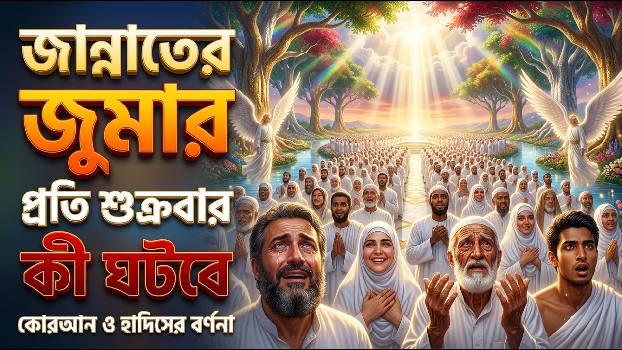 জান্নাতের জুমার দিন | প্রতি শুক্রবার কী ঘটবে? কোরআন ও সহিহ হাদিসের বর্ণনা | Friday in Jannah