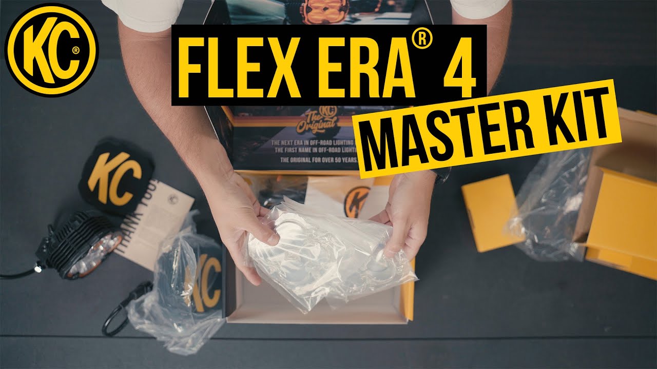 Распаковка и обзор основного комплекта KC HiLiTES® FLEX ERA® 4 — здесь есть всё!