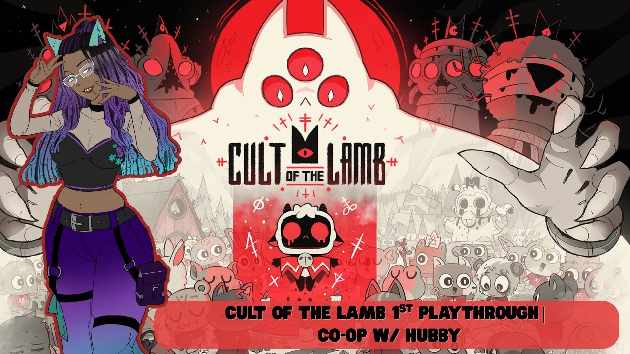 🐑 Cult of the Lamb First Playthrough | Co-op with the Hubby [Drops On Twitch Only]